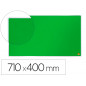 Tablero de anuncios nobo impression pro fieltro verde formato panoramico 32   " 710x400 mm