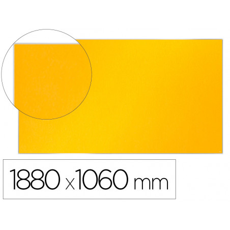 Tablero de anuncios nobo impression pro fieltro amarillo formato panoramico 85   " 1880x1060 mm