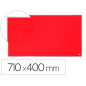 Tablero de anuncios nobo impression pro fieltro rojo formato panoramico 32   " 710x400 mm