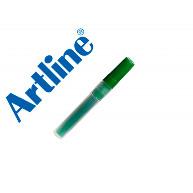 Recambio rotulador artline ek-63r clix fluorescente verde