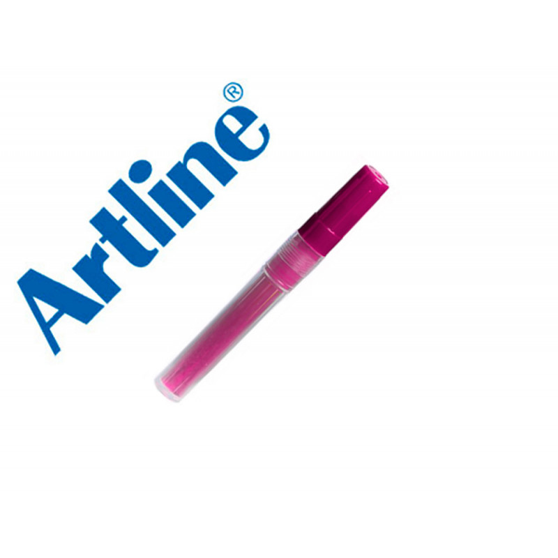 Recambio rotulador artline ek-63r clix fluorescente rosa