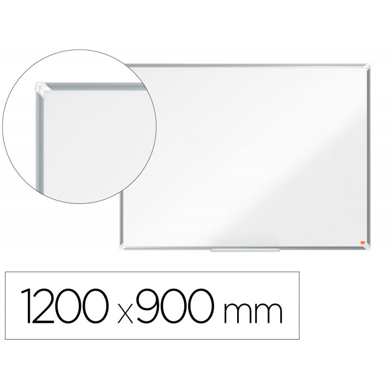 Pizarra blanca nobo premium plus melamina 1200x900 mm