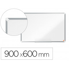 Pizarra blanca nobo premium plus melamina magnetica 900x600 mm