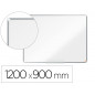 Pizarra blanca nobo premium plus acero lacado magnetica 1200x900 mm