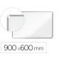 Pizarra blanca nobo premium plus acero lacado magnetica 900x600 mm