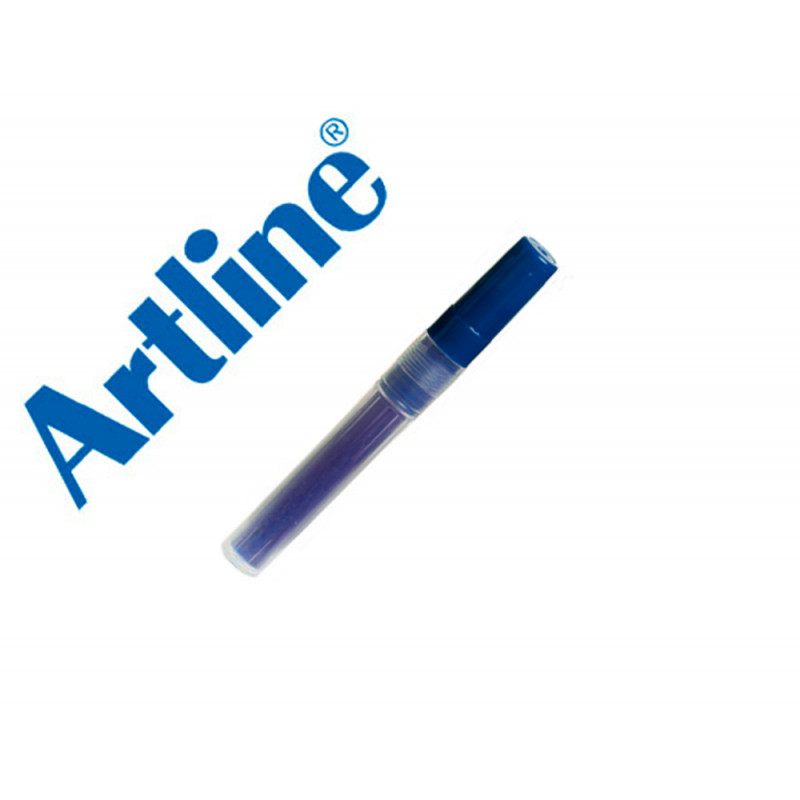 Recambio rotulador artline ek-63r clix fluorescente azul