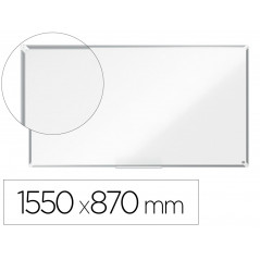 Pizarra blanca nobo premium plus acero lacado formato panoramico 70\\\" magnetica 1550x870 mm