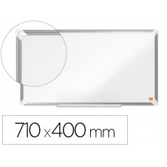 Pizarra blanca nobo premium plus acero lacado formato panoramico 32\\\" magnetica 710x400 mm