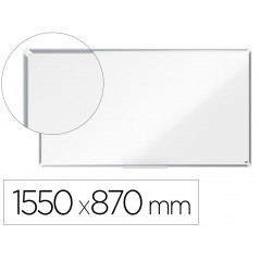 Pizarra blanca nobo premium plus acero vitrificado formato panoramico 70\\\" magnetica 1550x870 mm