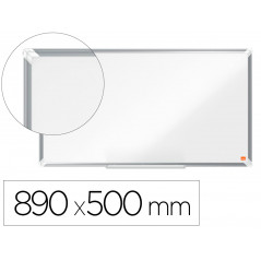 Pizarra blanca nobo premium plus acero vitrificado formato panoramico 40\\\" magnetica 890x500 mm