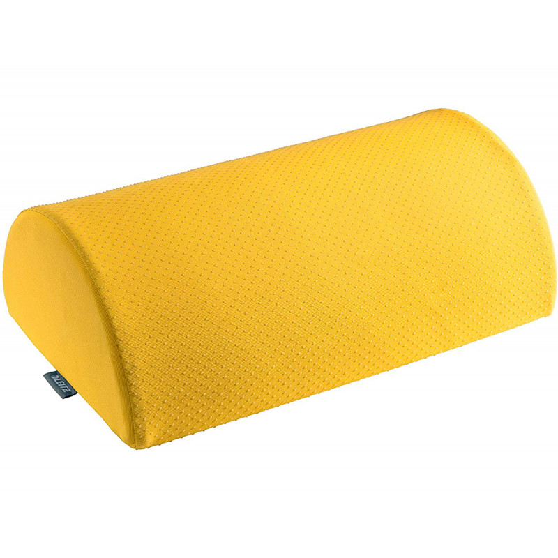 Reposapies de escritorio leitz active ergo cosy color amarillo 260x140x405 mm