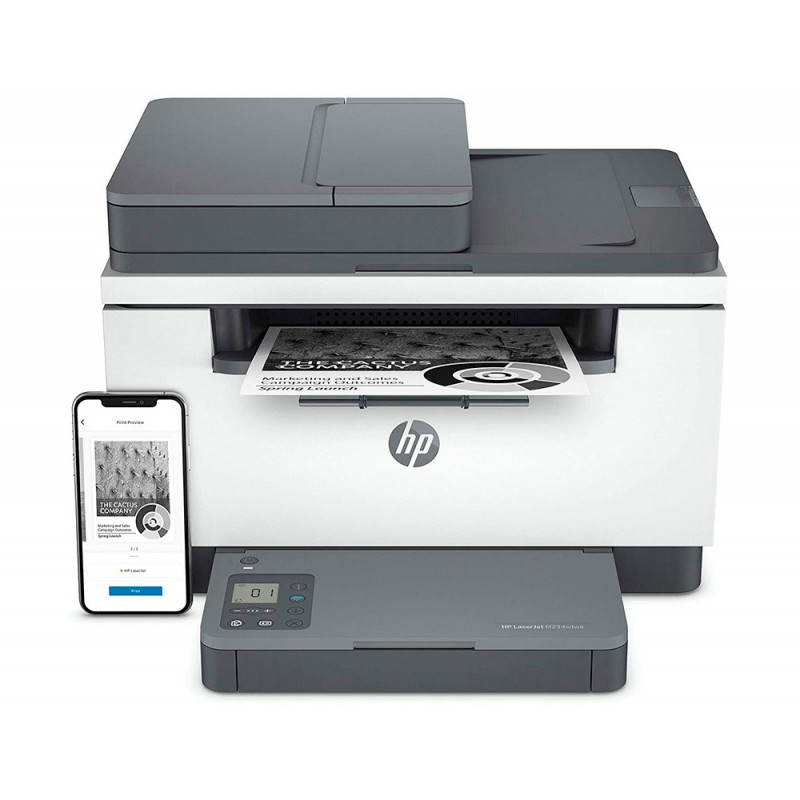 Equipo multifuncion hp mfp m234sdwe laser 30 ppm wifi escaner copiadora impresora fax bandeja entrada 150 hojas