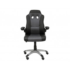 Silla pyc gaming talave regulable en altura y brazos retractiles similpiel negro/gris 1200x700x580 mm