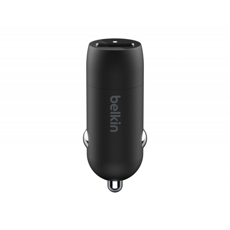 Cargador para coche belkin cca002btbk usb-a quick charge 3.0 18w boost charge color negro