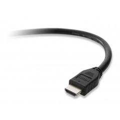 Cable hdmi estandar belkin f3y017bt1.5mblk audio y video 4k / ultra hd longitud 1,5 m color negro