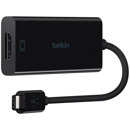 Adaptador belkin f2cu038btblk de usb-c a hdmi 4k a 60hz color negro