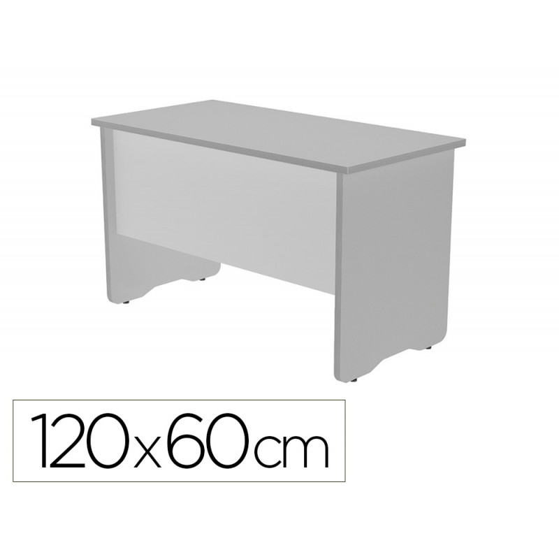 Mesa de oficina rocada work 2000ab02 gris/gris 120x60 cm
