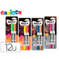 Barra de maquillaje carioca mask up neon / metallic expositor 12 blister de 2 barras colores surtidos