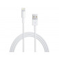 Cable usb nanocable iphone a usb 2.0 iphone lightning-usb a/m color blanco longitud 1 m