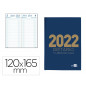 Dietario liderpapel 12x165 cm 2022 octavo papel 70 gr azul