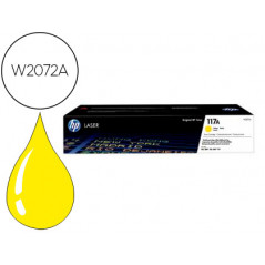 Toner hp 117a laser color 150a / 150nw / 178nw / 178nwg / 179fnw amarillo 700 paginas