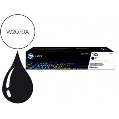 Toner hp 117a laser color 150a / 150nw / 178nw / 178nwg / 179fnw negro 1000 paginas