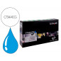 Toner laser lexmark c734 cian 6000 paginas
