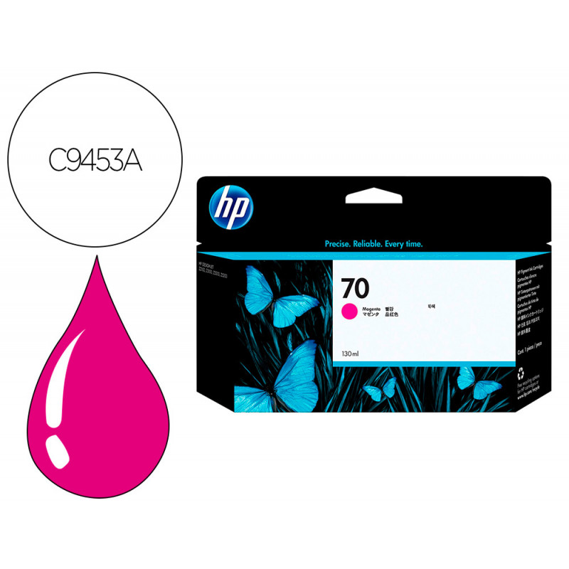 Ink-jet hp 70 designjet z3100 magenta 130 ml