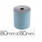 Rollo sumadora exacompta safe contact termico 80 mm x 80 mm 52 g/m2