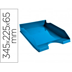 Bandeja sobremesa exacompta clean safe azul 345x255x65 mm