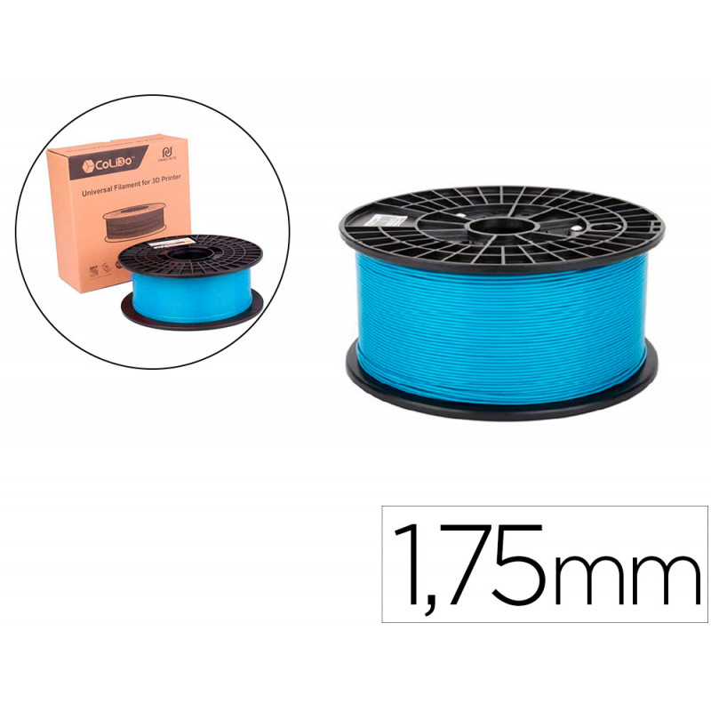 Filamento 3d colido abs premium 1,75 mm 1 kg azul