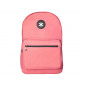 Mochila antartik con asa y bolsillo frontal con cremallera color coral 320x140x430 mm