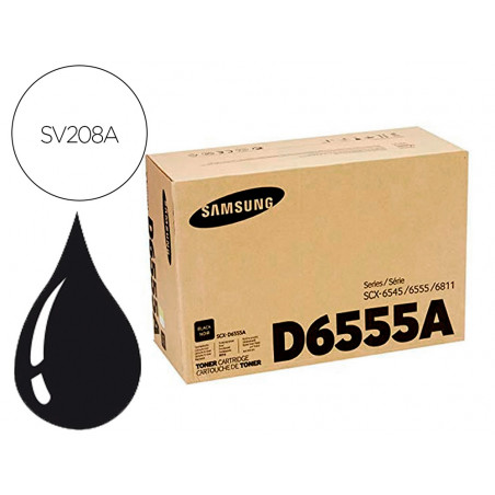 Toner hp samsung laser negro scxd6555a 25.000 paginas scxd6555a/els