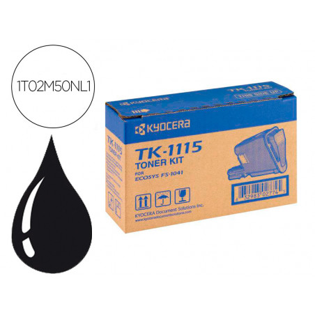 Toner kyocera -mita fs-1041 / 1220mfp / 1320mfp negro tk1115