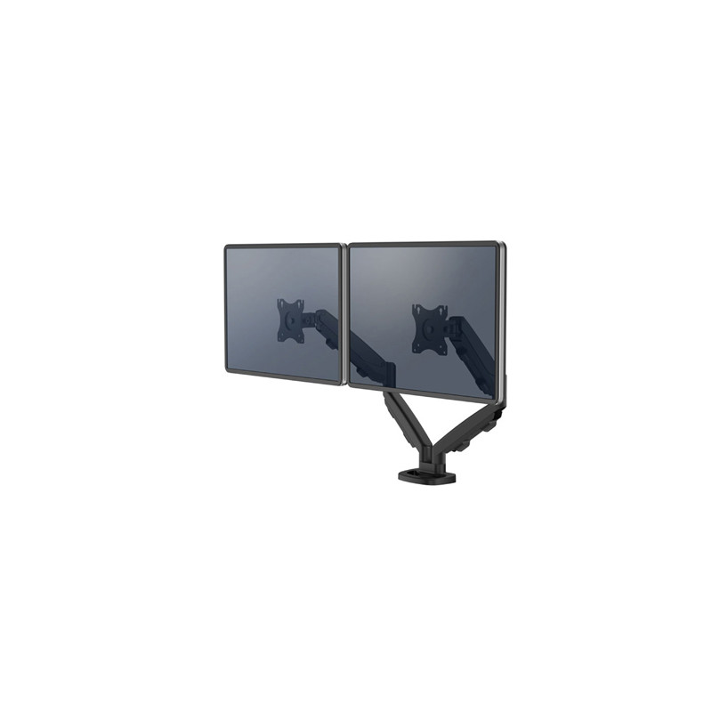 Brazo para monitor fellowes serie eppa ajustable altura 2 pantallas normativa vesa hasta 10 kg negro