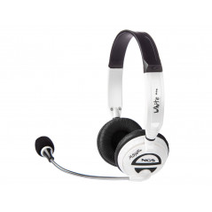 Auricular ngs headset msx6 pro con microfono diadema ajustable jack 3,5 mm y control de volumen
