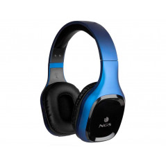 Auricular ngs artica sloth bluetooth 5.0 con microfono diadema ajustable bateria 10 horas color azul