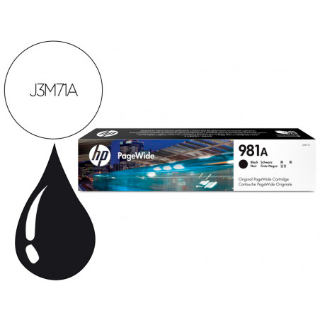 Ink-jet hp n 981a negro/1000 paginas
