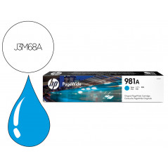 Ink-jet hp n 981a cian/ 6000 p ginas/g1w39a/1000 paginas