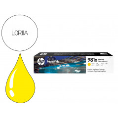 Ink-jet hp enterprise color 556 / mfp 586 de alta capacidad amarillo n 981x/ 10.000 p ginas/g1w39a