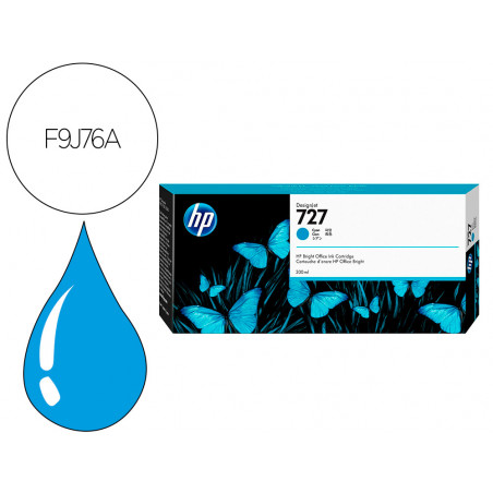 Ink-jet hp designjet t1500/t920 cian n 727/1000 paginas