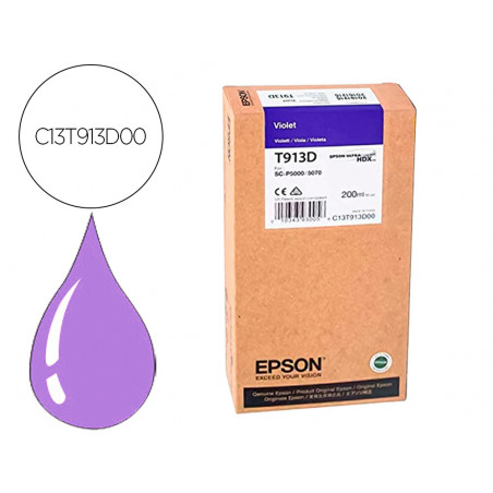 Ink-jet epson t913d violet ink 200ml