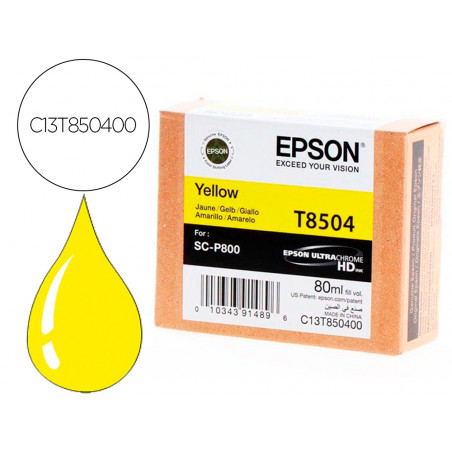 Ink-jet epson surecolor sc-p800 amarillo