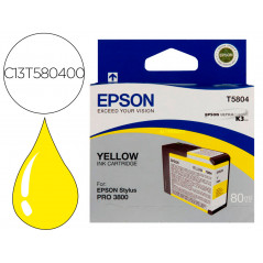 Ink-jet epson stylus pro-3800/3880 amarilla (80ml)