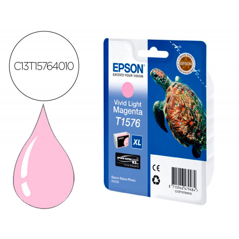 Ink-jet epson stylus photo r3000 magenta vivo claro
