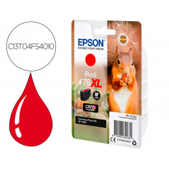 Ink-jet epson singlepack rojo 478xl claria photo hd ink ardilla