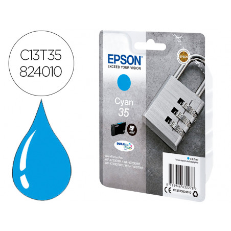 Ink-jet epson singlepack cian 35 durabrite ultra ink