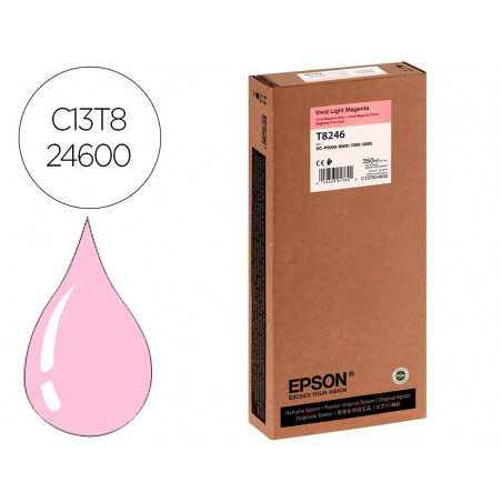 Ink-jet epson gf surecolor serie sc-p vivid light magenta ultrachrome hdx/hd 350ml
