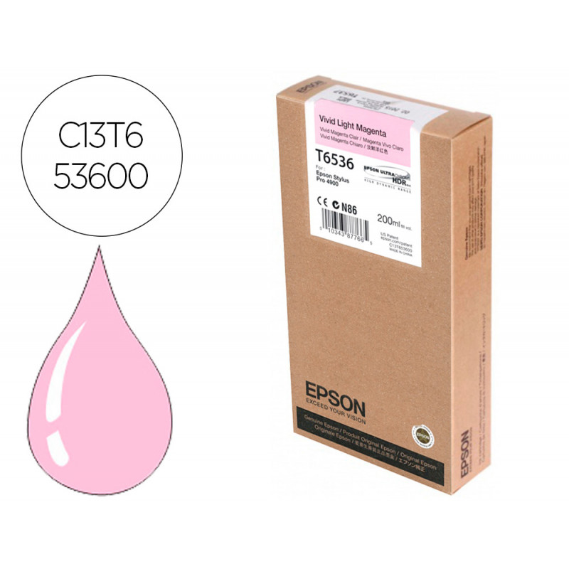 Ink-jet epson gf stylus pro-4900 magenta vivo claro 200 ml