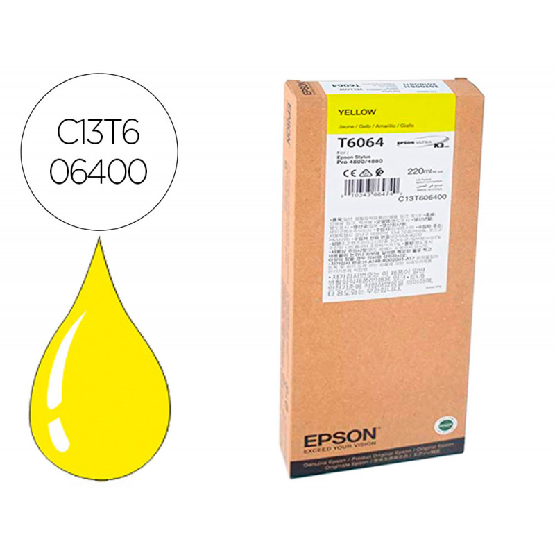 Ink-jet epson gf stylus pro 4880/4800 amarillo